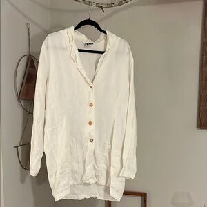 White Button-Up Shirt